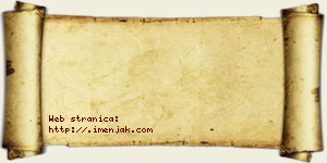 Isak Lačnevac vizit kartica